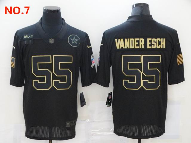 Men's Dallas Cowboys #55 Leighton Vander Esch Jersey NO.7;